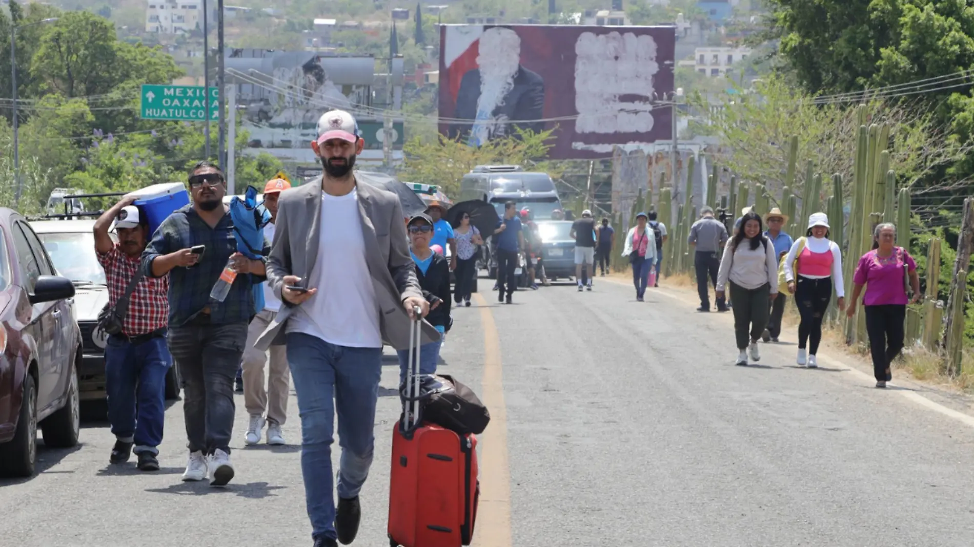 Bloqueo Aeropuerto de Oaxaca